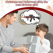 Electric Gel Blaster Set Featuring Dual Modes: Automatic Burst Fire And Manual Single Shot. Ideal For Outdoor Shooting Activities And Team Games, Also Makes A Perfect Gift For Halloween And Christmas Automatic Shooting Games. Shooting Game Equipment, Team Game Gear. - Đỏ và đen - Xem 7