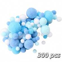 Assorted Pom Poms, Multi-Color Gradient DIY Craft Pom Poms - Highly Elastic, Lightweight, Fluffy And Soft Textile Decorations, Suitable For Clothing, Hats, Shoes And Accessories, As Well As Handicraft Projects - Multicolor - View 16