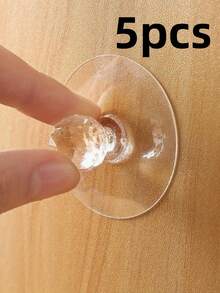 5 szt. kryształowych dwustronnych samoprzylepnych uchwytów, uchwyty do drzwi szafek, kryształowe uchwyty do drzwi, samoprzylepne uchwyty do szuflad do szafy, szafki kuchennej, toaletki łazienkowej, mebli, okien - przezroczyste kryształowe uchwyty do drzwi, okrągłe uchwyty typu push-pull, bez konieczności wiercenia, samoprzylepne uchwyty do szafek, wystrój domu, wszechstronne zastosowanie, losowy kolor i styl - Wielokolorowe - Zobacz 16