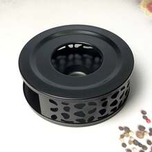 Japanese Hollow Heating Base Stainless Steel Warm Tea Pot Candle Heating Glass Teapot Tea Warmer