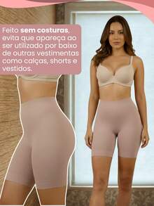 Adult High Waist Shaping Shorts Bermuda Lupo AF Up-Line Lifting Loba - Rỉ Nâu - Xem 2