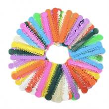 1-40件/套 多色弹性正畸结扎带 - 柔软高弹力牙套带 | 易于护理的口腔卫生套装 - 彩色 - 查看 5