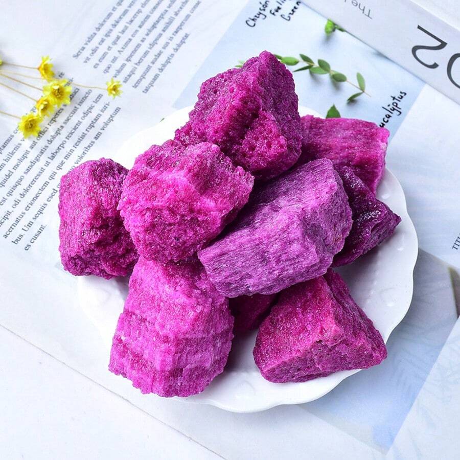 QYDCX Đá Corundum đỏ thô, Corundum đỏ tự nhiên chưa qua xử lý, dùng cho đài phun nước, trang trí nhà cửa, thiền định, cân bằng năng lượng, quấn dây, phù thủy và chữa bệnh Reiki (1,18-1,97 inch)