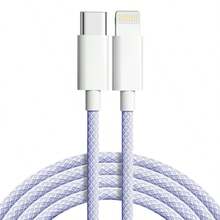 Certyfikat MFI Pleciony kabel USB typu C do Lightning PD o długości 1 m i mocy 2 m (maks.) 30 W (maks.) z szybkim ładowaniem, kompatybilny z 'em 11 12 13 14 Pro Max XR Xs X SE 87 6 Plus, kompatybilny z iPadem, iPodem, kompatybilny z Nan, z certyfikatem MFI, szybki kabel ładujący USB C do Lightning, kompatybilny z kablem ładującym 'a typu C, kompatybilny z 'em 14 13 12 11 Pro Max XR XS X 8 7 6 Plus SE, kabel ładujący Lightning do USB C do samochodowego CarPlay - Wielokolorowe - Zobacz 10
