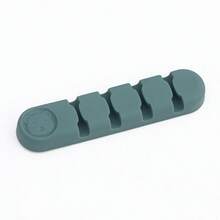 硅胶桌面线缆整理器，数据线、耳机线、电线收纳器及管理夹 - 彩色 - 查看 30