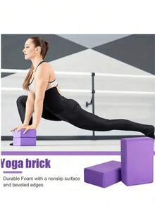 Yoga Blocks Gym Foam Brick Pilates Training Exercise Fitness Bolster Pillow Cushion Stretching Body Shaping Building Cubes - Multicolor - View 1