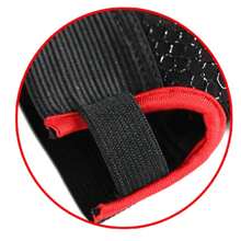1 par de luvas de treino com suporte para os pulsos, para homens. Luvas antiderrapantes de meio dedo com proteção para o pulso, ideais para exercícios como barra fixa e levantamento de peso, prevenindo calos. - Preto - Ver 5