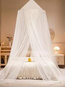 1件装蚊帐，适合女孩，适用于单人床/双人床，吊顶式圆顶蚊帐床帐，适用于单人床、女孩床、成人床，优雅超大/大号床帐，时尚圆顶蚊帐床帐，适合装饰婴儿床和成人床