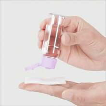 Kit With 10 Travel Bottles - Shampoo, Cream, Soap And Personal Care Items - Perto - Xem 7