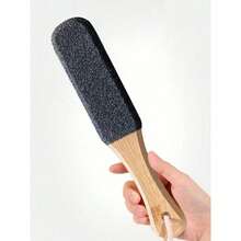 1件装专业足部锉刀，足部清洁器，足部磨砂石，用于去除死皮、裂纹和老茧，山毛榉木足部刮刀，鸡眼去除器，足部磨砂器，修脚工具，专业足部护理，去除老茧和死皮，足部护理，足部按摩锉刀，男女通用