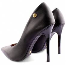 Vizzano Elegant Pointed Toe High Heel Pump 1421-100 - 黑色 - 查看 5