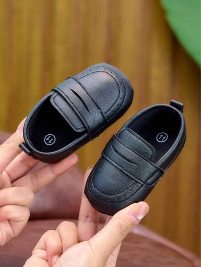 Zapatos casuales de moda para bebés de 0 a 1 años, mocasines unisex, zapatos de suela blanda de unicolor para niños pequeños, primavera/verano/otoño