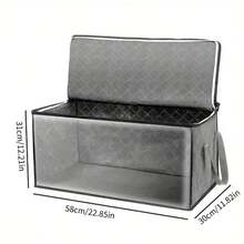 1pc/3pcs Visible Window Storage Bag, Clothing Storage Box, Foldable Wardrobe Storage Box, Handled Storage Container For Blankets, Bedding, Clothes Garment Bag Waterproof Bag Storage Bags Clothes Organizer Clothes Storage Clothes Bag Packing Cubes Travel Essentials - Multicolor - View 6