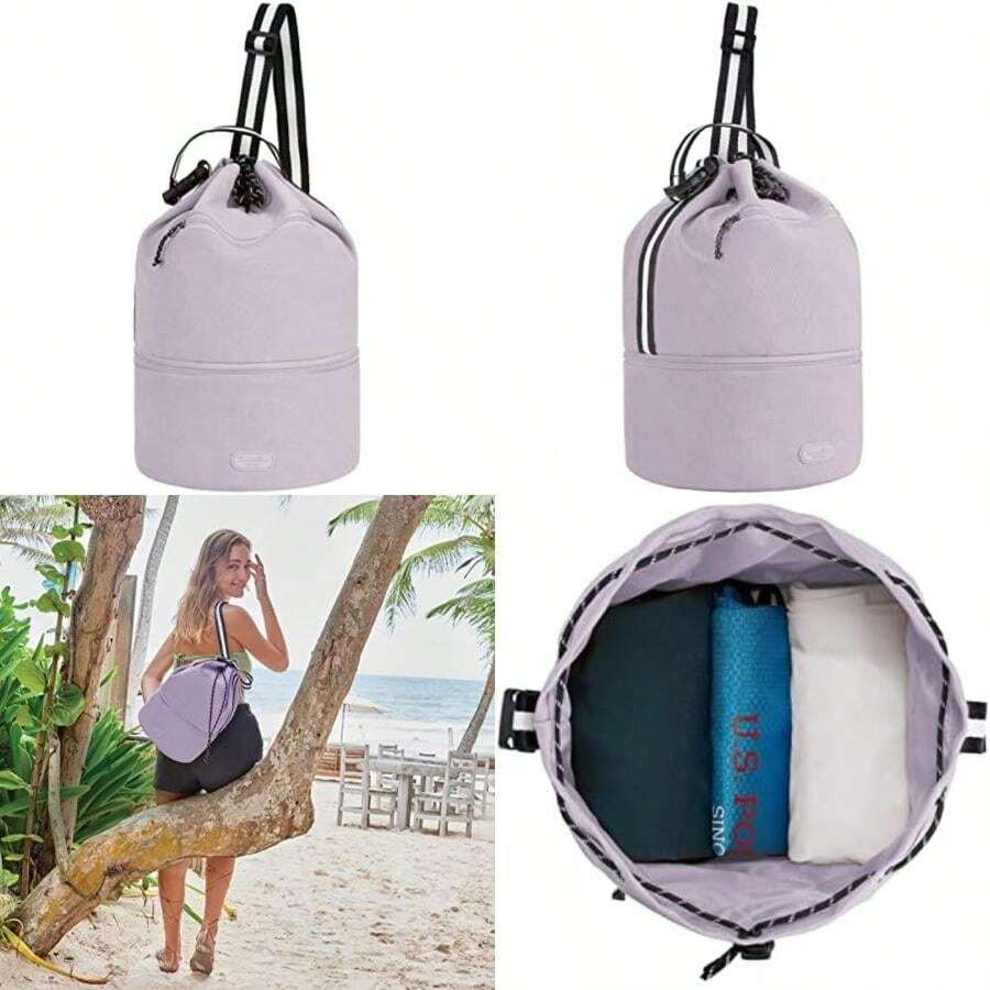 Travelon Coastal Cinch Bag & Cooler(Púrpura talla única) - Multicolor - Ver 1