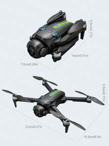 K21, Brushless Motor Drone, 4.3-Inch Image Transmission Screen Remote Control, Electric Lens, Obstacle Avoidance On All Sides Optical Flow Hover, One Click /Landing, Quadcopter - Multicolor - View 12