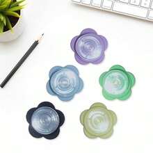 1pc Flower Shaped Suction Cup Phone Holder, Silicone Multifunctional Desktop Flower Suction Cup Phone Stand, Adhesive Mobile Phone Holder, Free - Multicolor - View 7