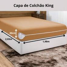 Mattress Cover With Zipper, Mesh Fabric - 米色 - 查看 3
