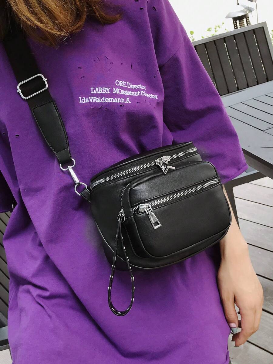 时尚百搭休闲胸包/单肩包/斜挎包