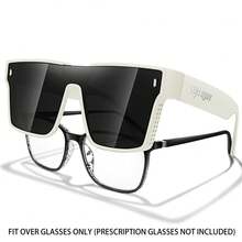 1 PC Fashionable Oversized Sunglasses For Both Men And Women For Daily Wear, Shopping, Festival Parties, Travling, UNISEX - Multicolor - View 4