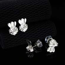 3 Pairs Earring Backs Cushion For Sagging Ears Fixing Earring Backs Cushion For Heavy Earrings Adjustable Earring Backs Cushion - 銀色 - 查看 7