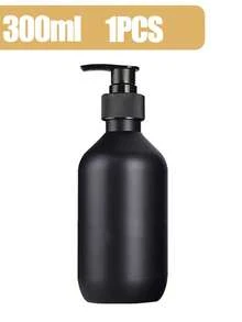 LEAPAIR 1/2/3pcs 16.9oz Soap Dispenser With Labels, With Tray ,Hand And Dish Soap Dispenser Set ,Plastic Press Pump Bottles,Matte Black Refillable Shampoo And Conditioner Bottles, 500ml Empty Reusable Pump Bottle, Bathroom Countertop Soap Dispensers,Shampoo Shower Gel Body Wash Bottle Lotion Dispenser Label, Kitchen Bathroom Storage Back To School - Multicolor - View 9