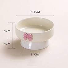 Ceramic Cat Bowl, Tilted High Foot Cat Food And Water Bowl Set, Pet Feeding Supplies