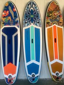 YHW-SURF 320cm Inflatable Surfboard, Adult Beginner Paddle Board, Yoga Fishing Board, Portable Inflatable Slip Board, Includes Professional Foot Rope, Air Pump, Backpack - Fairy Tale Series - View 9