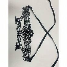 Mysterious And Sexy Masks, Christmas And Halloween Party Masks, Sexy Black Lace Hollow Masks, Glasses, Nightclub Queen Mysterious Masks, Interesting Mask Accessories, Perfect Gifts For Halloween And Christmas - Một kích thước - Xem 10