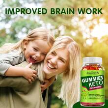 MUTSWEET HBH Ketone Gummies Weight Loss Natural Slimming ProductsReduces Anxiety &Amp; Stress Boost Immune System Improve Sleep - 60 chiếc - Xem 4