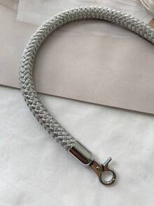 Dây đeo túi dệt thủ công bằng dây nylon - Bạc - Xem 3