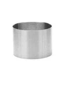 Sömlös upphöjd rund kakform i rostfritt stål, mousse- och tårtring, kakform, desserttårtring