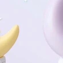 MINISO Famous Product  Moon Bud Sweet Dream LED Night Light Ornaments Cinnamon Dog Cool Rice USB Interface - Green - View 5