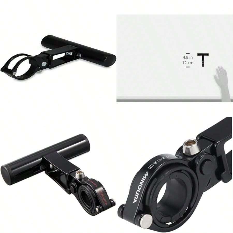 Minoura Montura para Accesorios para el manubrio con Abrazadera LW para hasta 2 artículos(Standard) - Multicolor - Ver 1