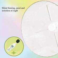 1个仓鼠透明跑轮玩具，适合仓鼠安静奔跑锻炼，易于拆卸和清洁，宠物配件 - 彩色 - 查看 8