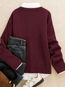 新款女装纯色圆领长袖薄款设计，时尚优雅秋冬款式，内搭羊毛套头衫