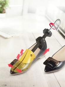 QKC 1pc Professional Shoe Tree Boot Sports Shoe Stretcher, Adjustable Length And Width For Men And Women High Heels And Sports Shoes