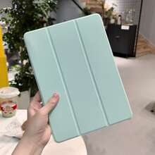兼容小米 Redmi Pad 2 11 英寸（2025 款），适用于 Tab M11 平板电脑保护套，磨砂透明三折平板电脑保护套，高品质 PU 皮革材质，自动休眠/唤醒保护套，也适用于小米 Redmi Pad SE 11 英寸（2023 款）/7 英寸/11.2 英寸平板电脑保护套 - TPU三折疊 - 查看 11