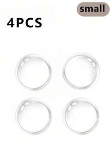 6/5/4pcs Rubber Wall Protector Pads, Self-Adhesive Door Knob Bumpers, Soft Flexible Cushion Stoppers, Twist-On Design, Waterproof, Suitable For Fridge, Garage, Office, Bathroom, Kitchen, Reusable