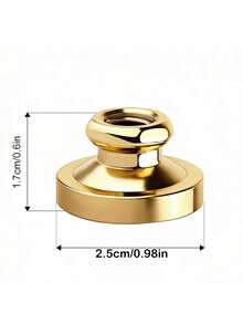 1个复古心形/猫/马/狗/蜜蜂/星星/月亮形铜蜡印章头（无柄），适用于婚礼请柬、信封和礼品包装 - 單件 - 查看 9