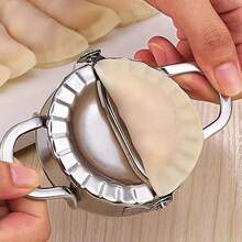2pcs Stainless Steel Dumpling And Wonton Machine Is Used To Make Perfect Dumplings, Pies And Cakes - A Necessary Kitchen Gadget For Easy Food Preparation, Dumpling Machine - Silver - View 9