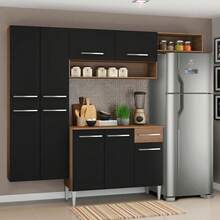 MADESA Baker's Racks - Brown and Black - View 2