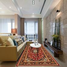 1 tấm thảm giả cashmere, thảm trải sàn phòng khách/phòng ngủ kiểu Mỹ, thảm cạnh giường có thể gấp gọn và giặt được, thảm trải sàn mềm mại và chống trơn trượt, kích thước 31.4*47.2 inch, trang trí nhà cửa, trang trí phòng, quà tân gia. - Màu Đỏ Sâu - Xem 7