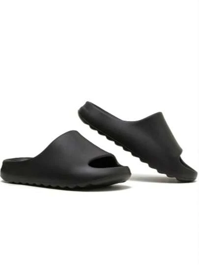 男士明星同款云朵拖鞋，厚底拖鞋，防滑，速干，柔软轻便，室内/室外浴室拖鞋，厚底露趾凉鞋