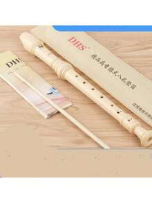 1pc DHS Soprano Recorder For Beginner Students, 6-Hole Or 8-Hole C Key Flute, Gift, Teaching, Entertainment, Holiday Gift, Random Small Accessories Included, Functional Product, Normal Floral Patterns On Product, Random Packaging - Multicolor - View 6