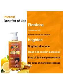 3PCS Turmeric Body Care Gift Set - Exfoliating Scrub, Nourishing Body Wash & Massage Oil, Ideal For Dull, Oily & Blemish-Prone Skin - 薑黃 - 查看 9