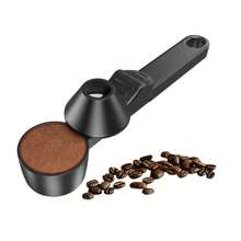 1/2 Cup Coffee Scoop, Long Handle, Large Capacity, Leak-Proof Round Spoon - Black - View 7