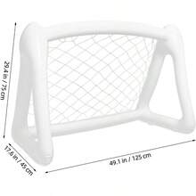 Portera de Ftbol Inflable Porttil para Plegable para Entrenamiento al Aire Equipo Deportivo Prctico y Fcil de Montar - Multi - Ver 3