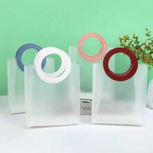 手提礼品袋 PVC 包装袋 带提手 婚礼 生日 情人节 纪念品袋 宾客礼品袋 - 彩色 - 查看 7