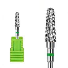 1pc Tungsten Carbide Nail Drill Bit Electric Manicure Drill Machine Cutting Milling Deburring Accessory Pedicure Tool - Multicolor - View 1