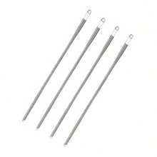 Rope Threading Tool Bendable Spring Drawstring Threader Clip Portable Pants Hoodies Elastic Band Drawstring Threader DIY Tool - Silver - View 8